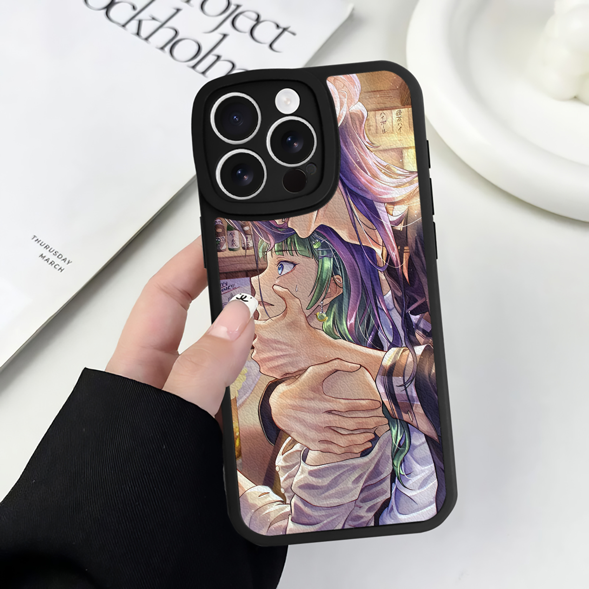 薬屋のひとりごと The Apothecary Diaries 【iPhone 16シリーズ対応】シリコンスマホケース（レザー調） 材質：シリコン